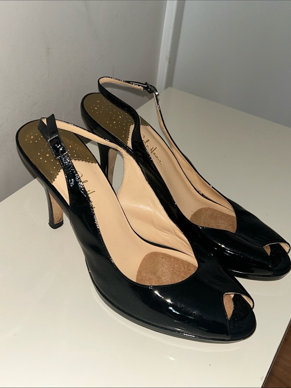 Cole Haan Nike Air Carma Sling Back Peep Toe Pumps size 12